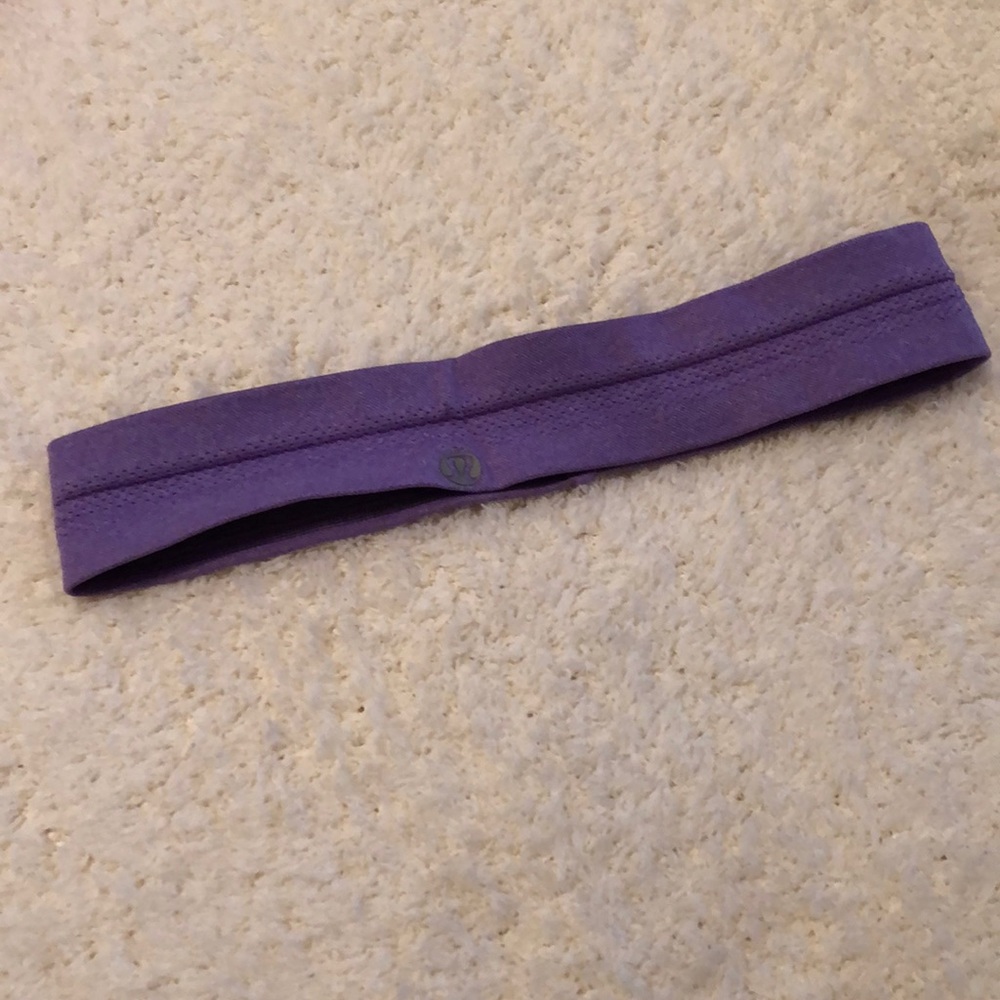 Purple lulu lemon headband